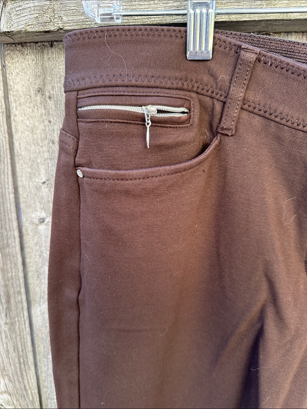 Chico’s Women’s Brown Stretch Pants - So Slimming - Picture 4 of 8
